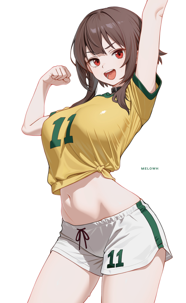 This is a pixiv picture whose title is Brazilian Megumin.