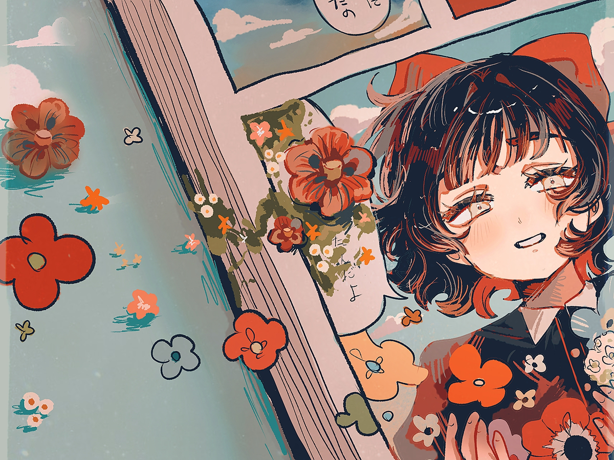 This is a pixiv picture whose title is 渡っていった.