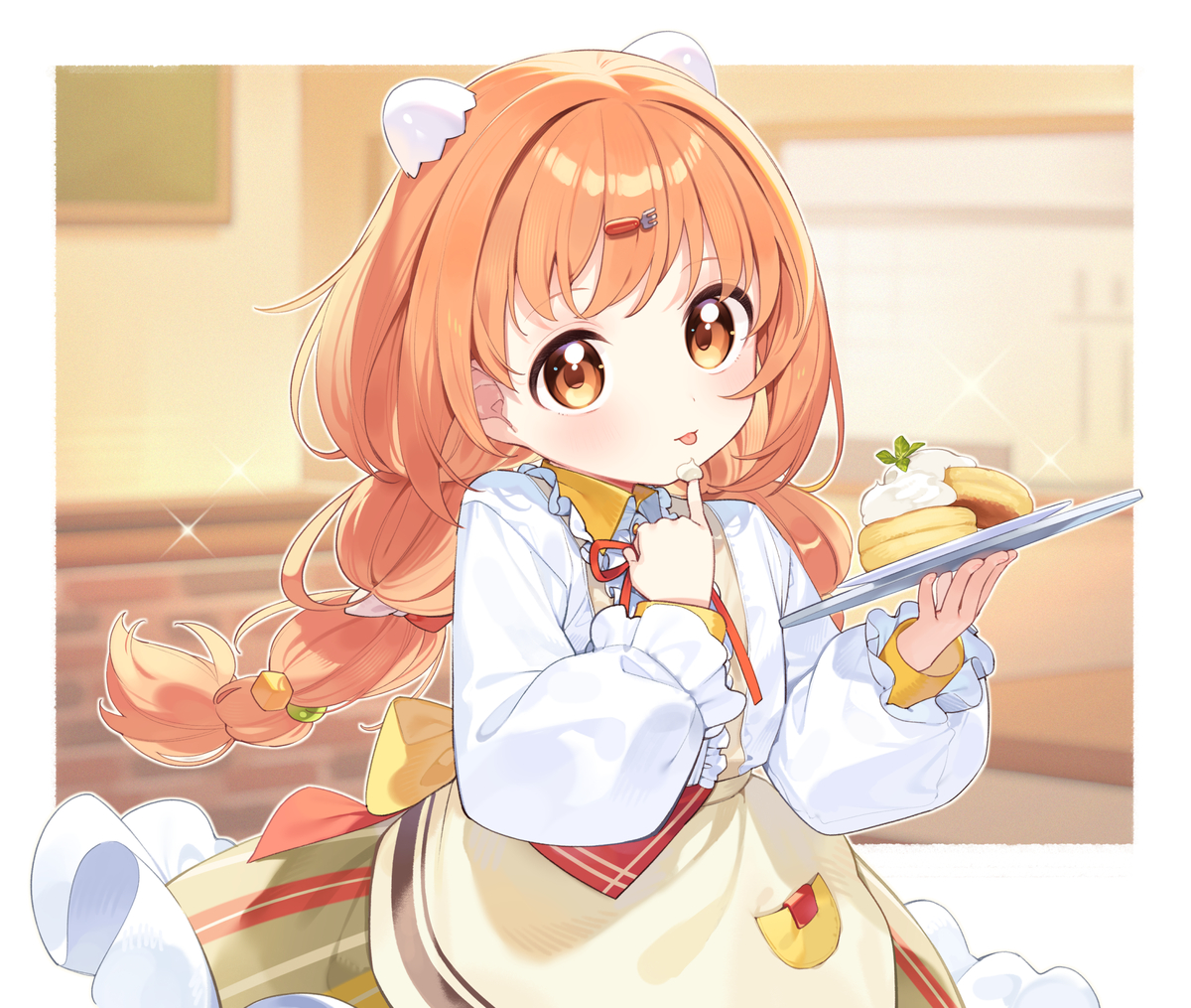 This is a pixiv picture whose title is ぺろり！.