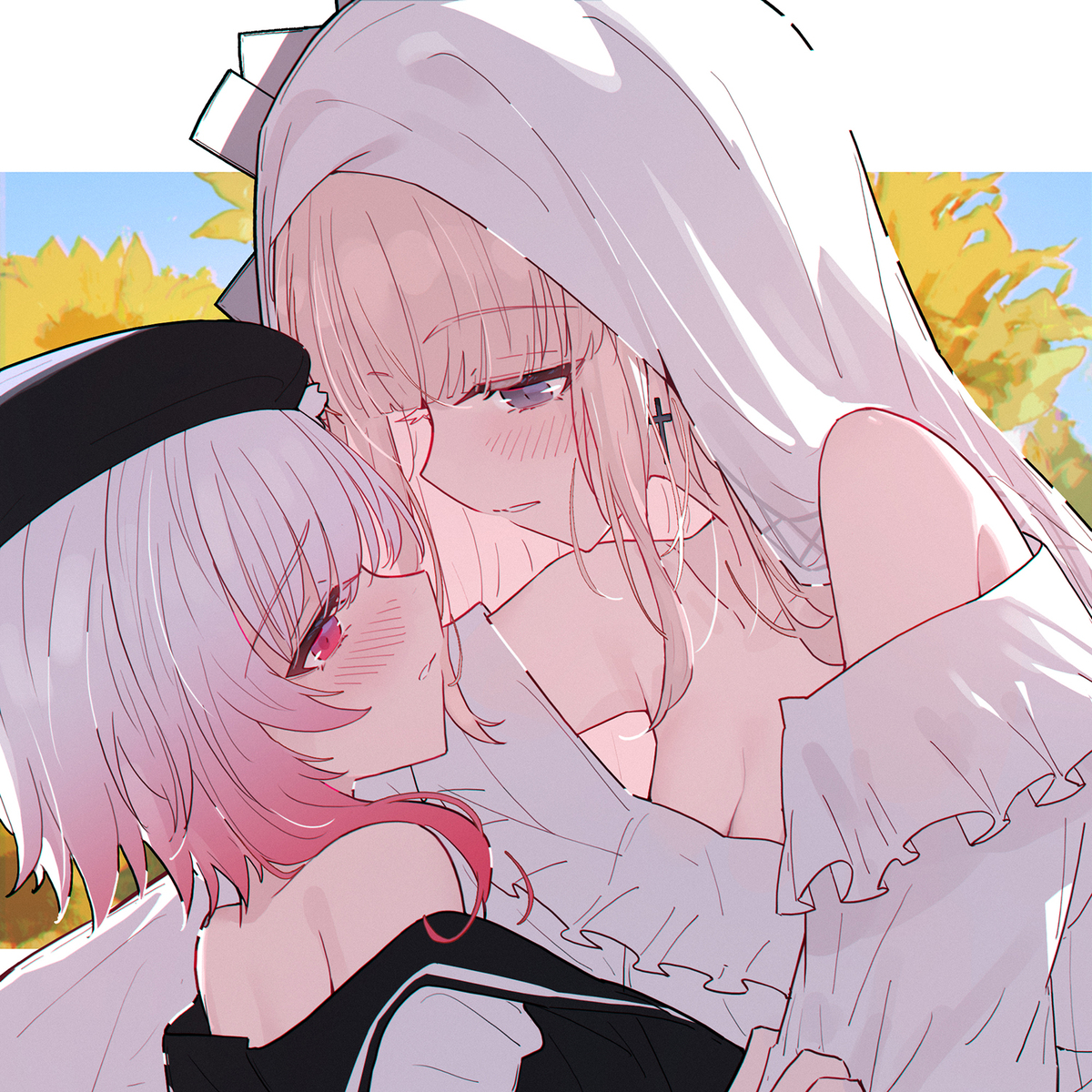 This is a pixiv picture whose title is day324 艾玛小姐的脸……离近了看也这么可爱呢🤤.