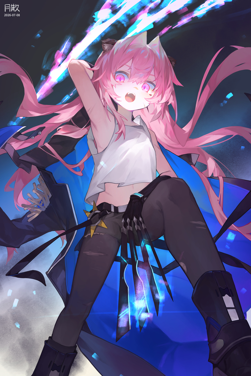 This is a pixiv picture whose title is 🖐.
