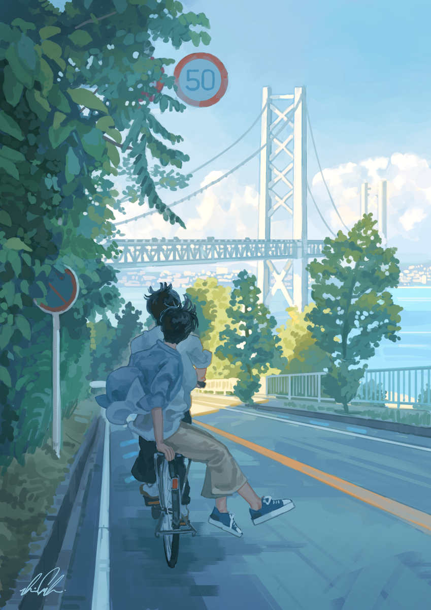 This is a pixiv picture whose title is どこにだって行けるから.