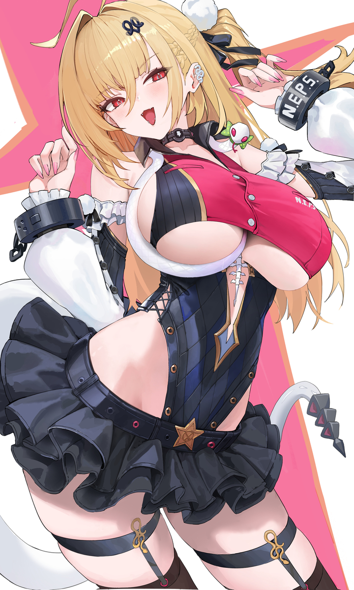 This is a pixiv picture whose title is 蛇蛇可爱.