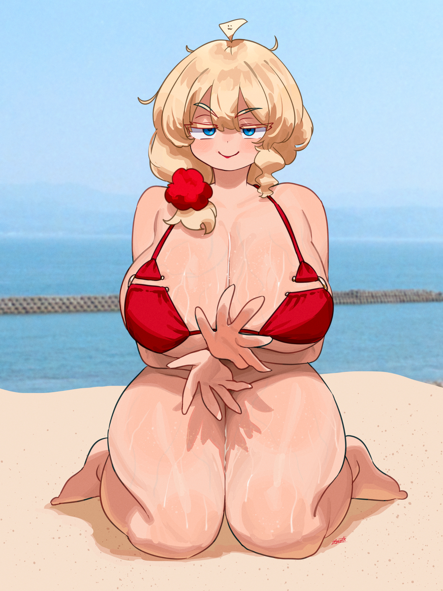 This is a pixiv picture whose title is フロリダビキニ助かる.