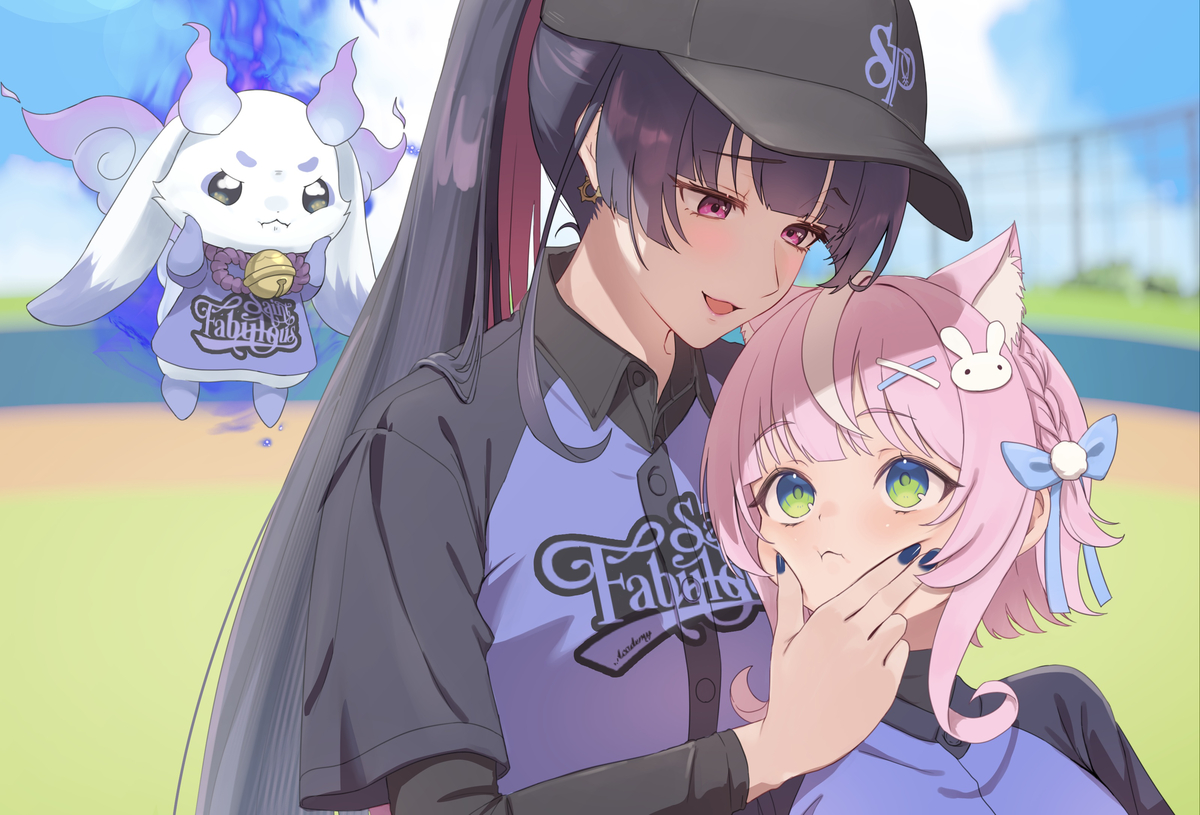 This is a pixiv picture whose title is 聖ファビュラス学園.