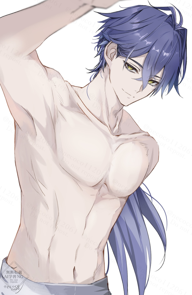 This is a pixiv picture whose title is 無題.