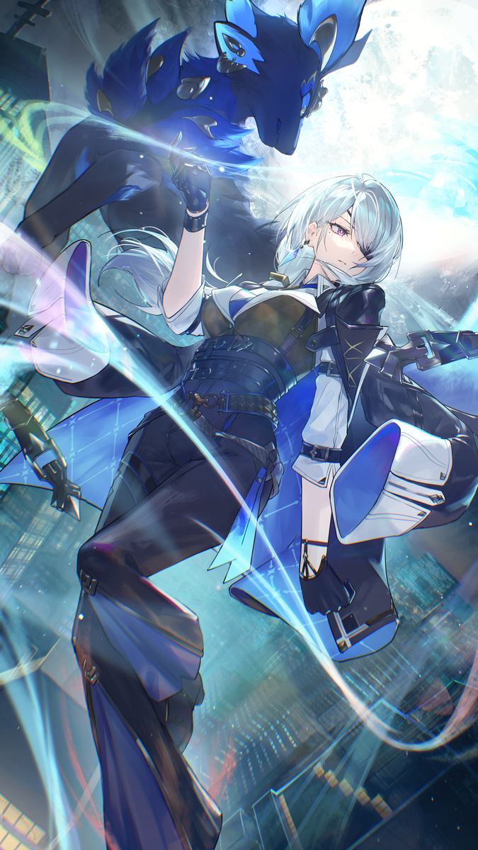 This is a pixiv picture whose title is 不死ヶ岳＆ナイトハウル.
