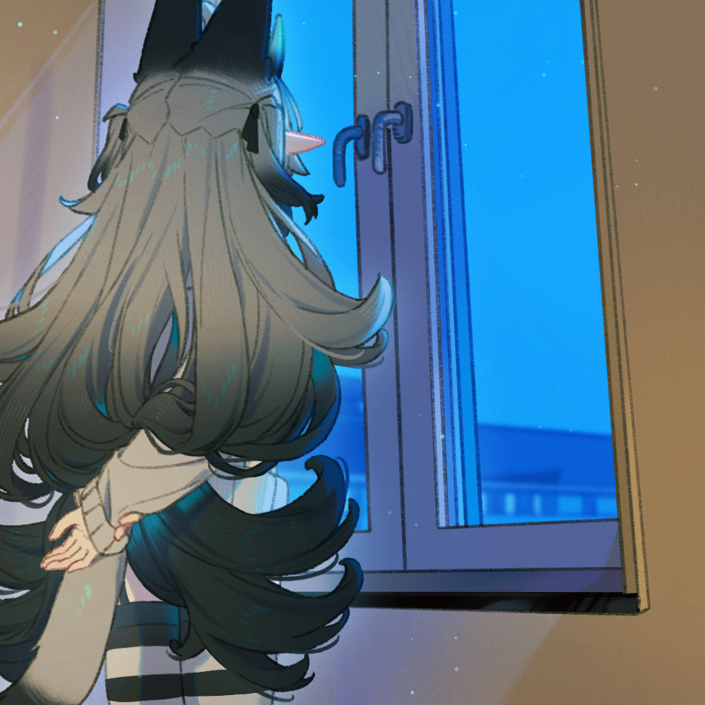 This is a pixiv picture whose title is 沉思猫.
