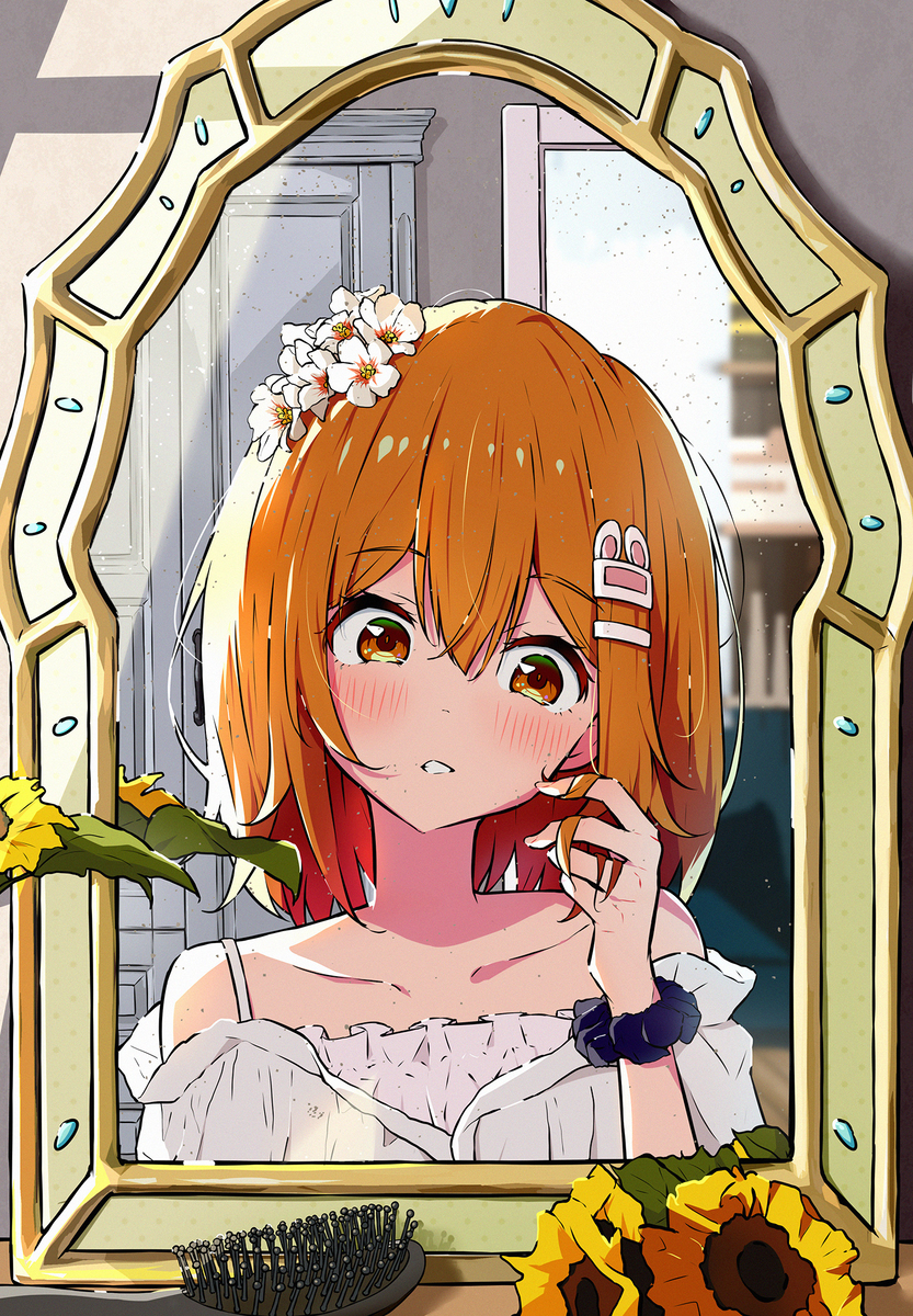 This is a pixiv picture whose title is 长了些？.