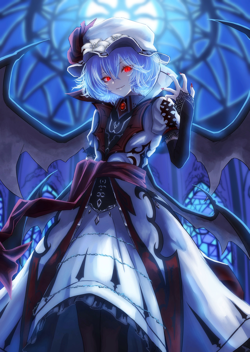 This is a pixiv picture whose title is 紅魔城伝説.