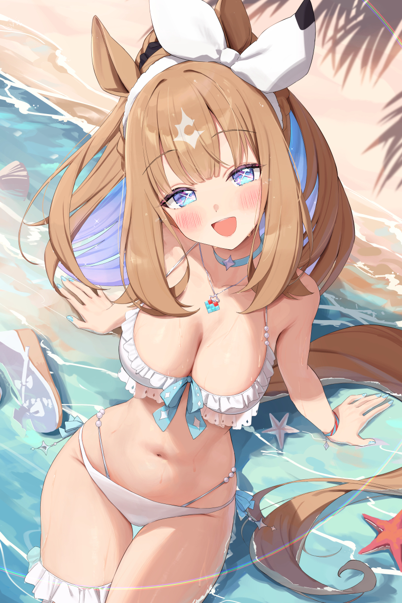 This is a pixiv picture whose title is 水着アイ✨✨.