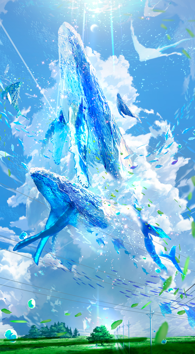 This is a pixiv picture whose title is 夏が始まった合図がした！.