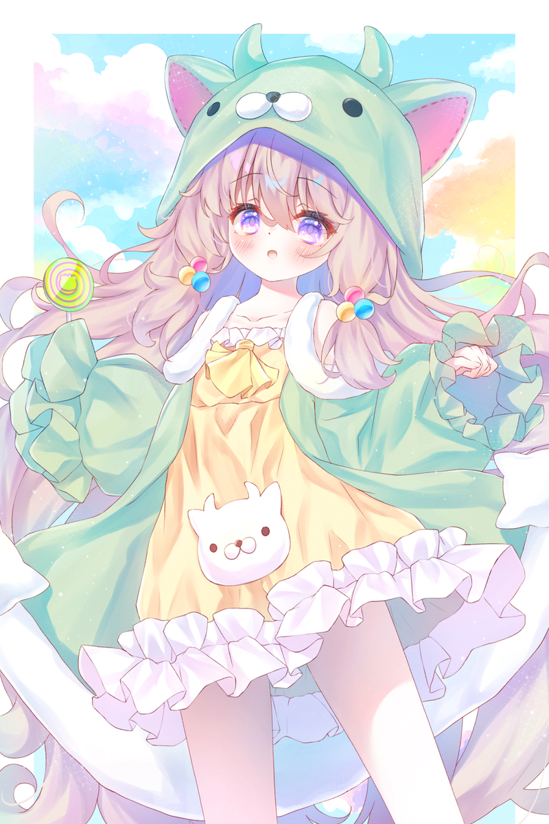 This is a pixiv picture whose title is 轻飘飘~🪶.