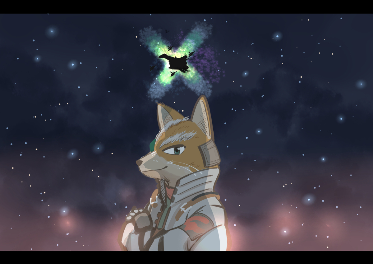 This is a pixiv picture whose title is スターフォックスだ！.