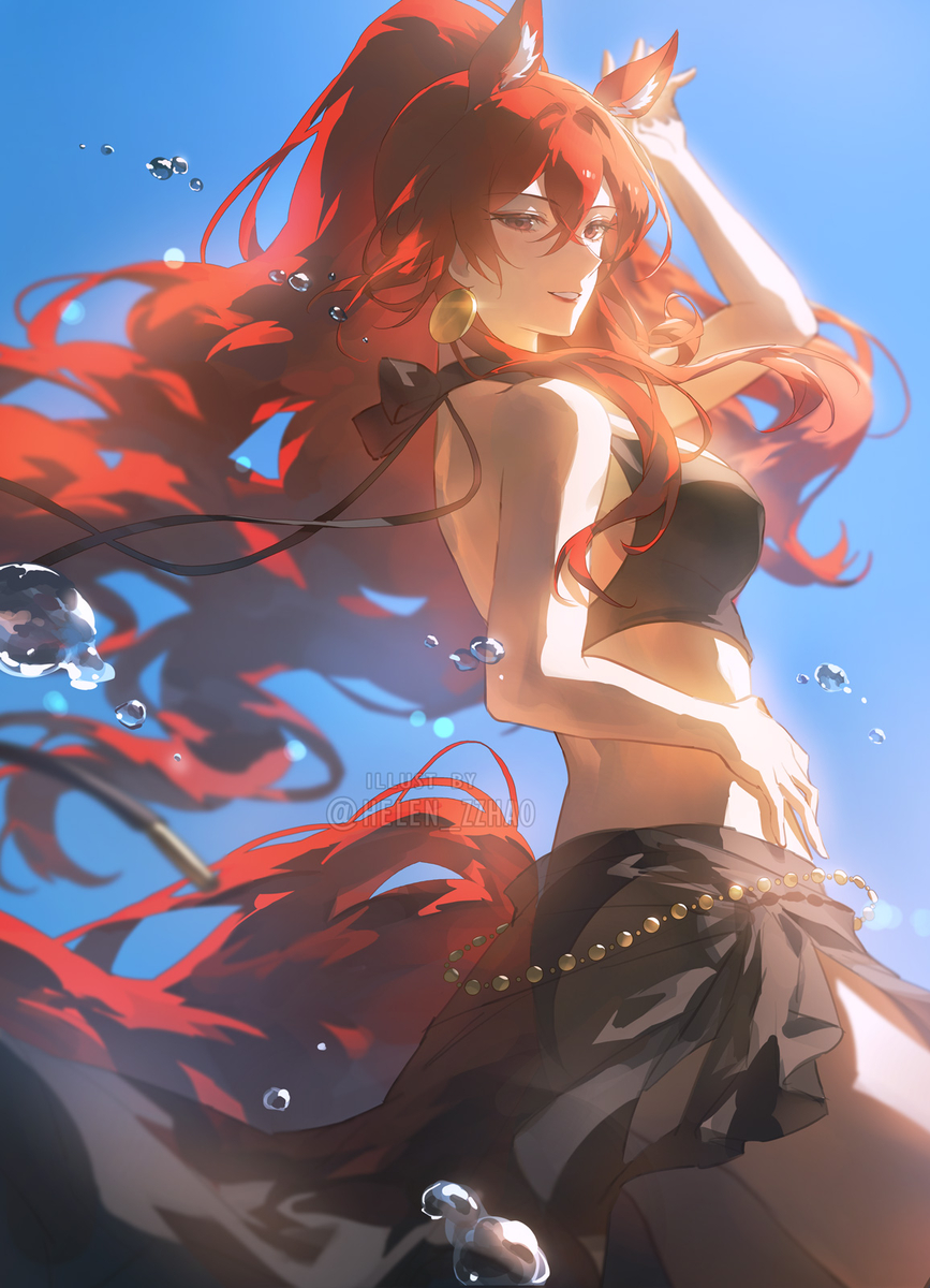 This is a pixiv picture whose title is 🌊.