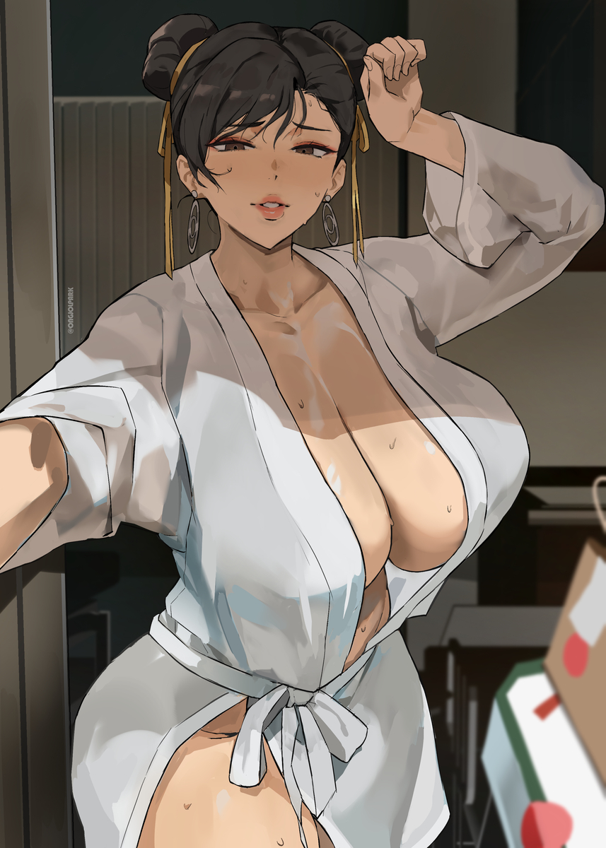 This is a pixiv picture whose title is Chun-Li.