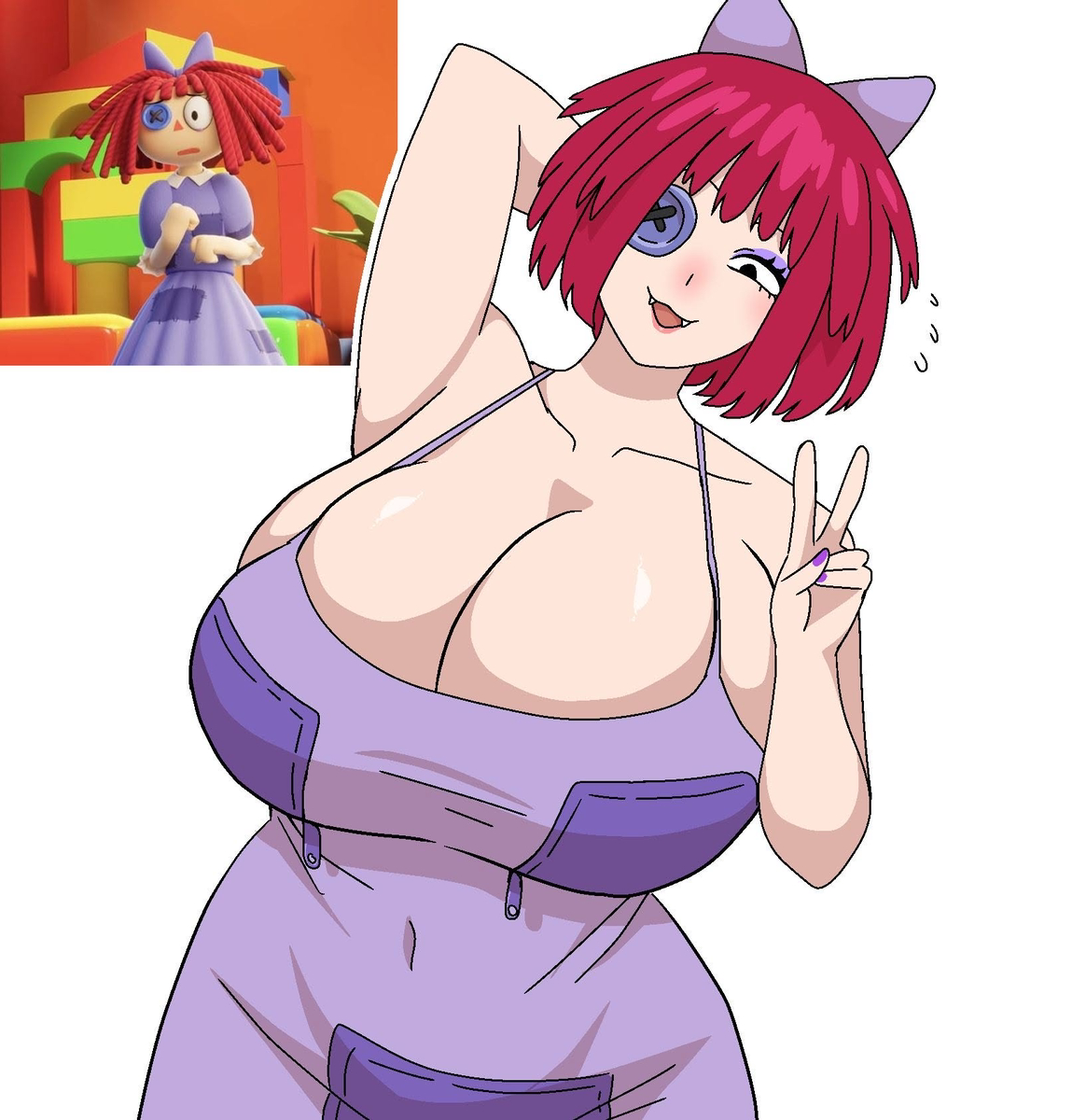This is a pixiv picture whose title is ✌️.