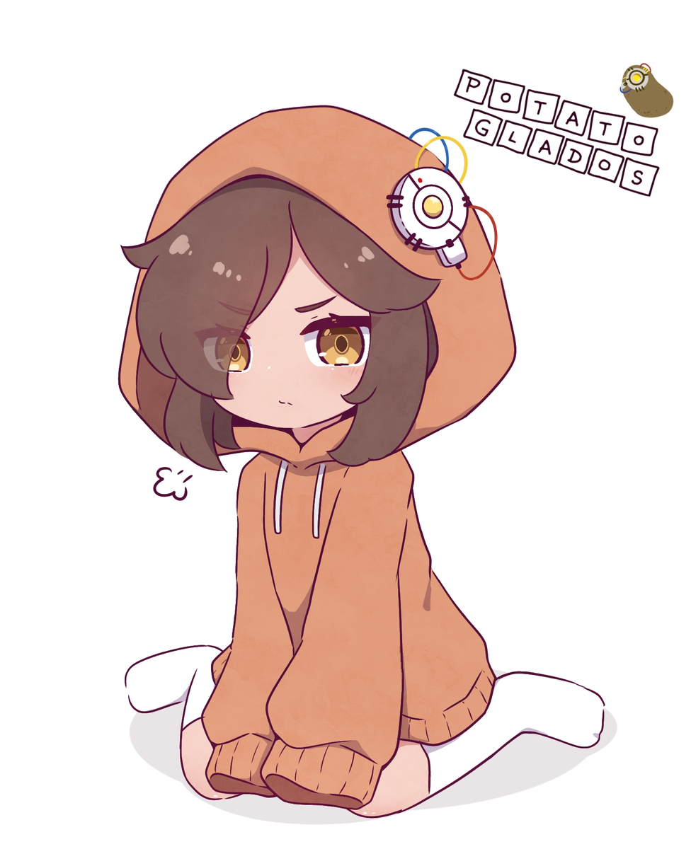 This is a pixiv picture whose title is Potato GLaDOS.