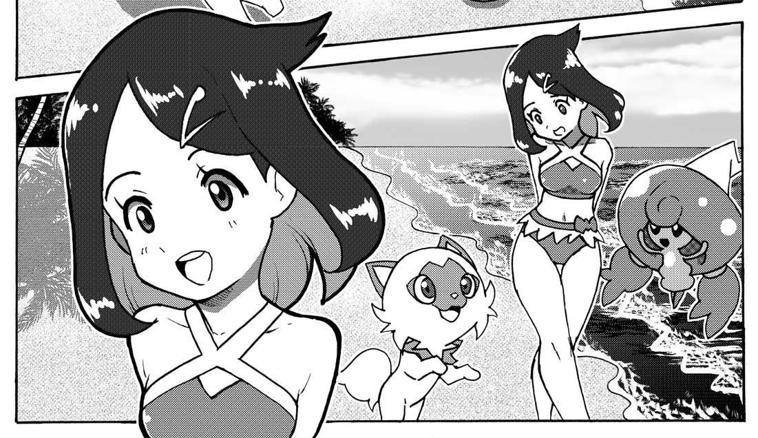 This is a pixiv picture whose title is 海辺の散歩II/Seaside Stroll II.