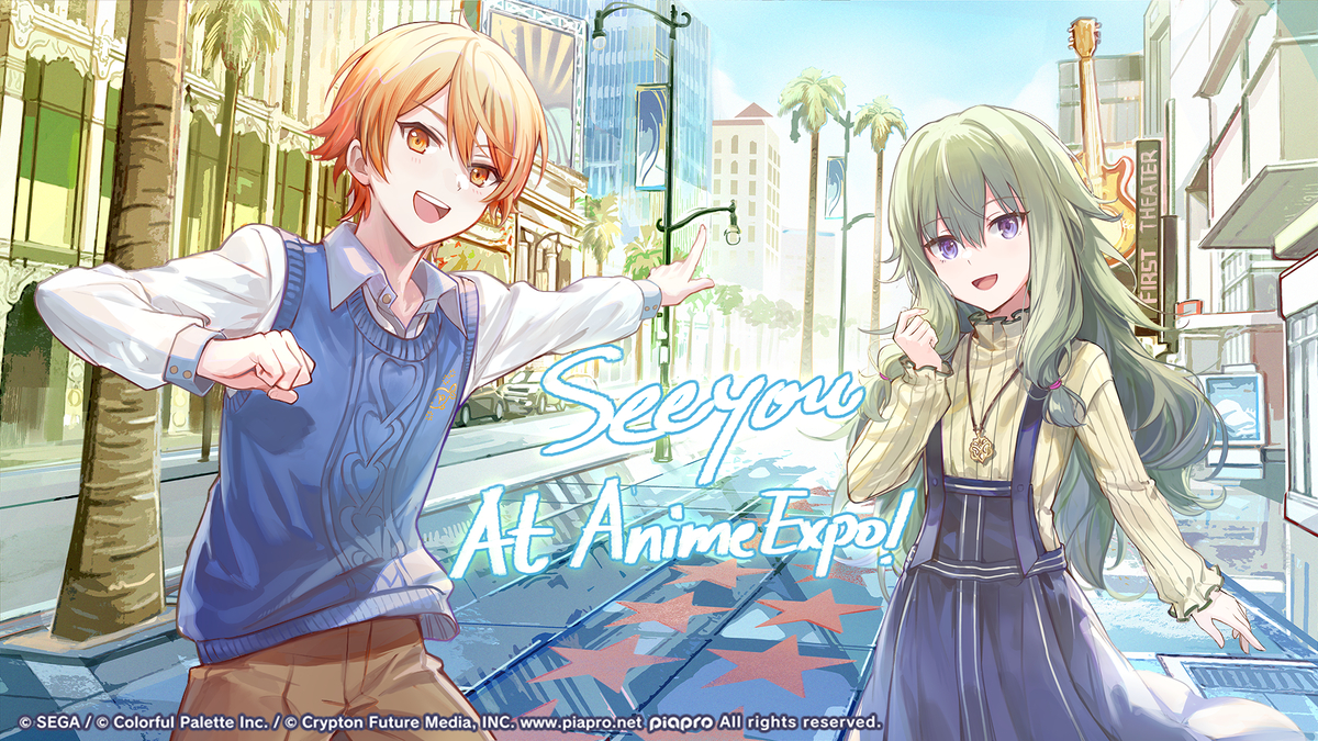 This is a pixiv picture whose title is Anime EXPO 2026.