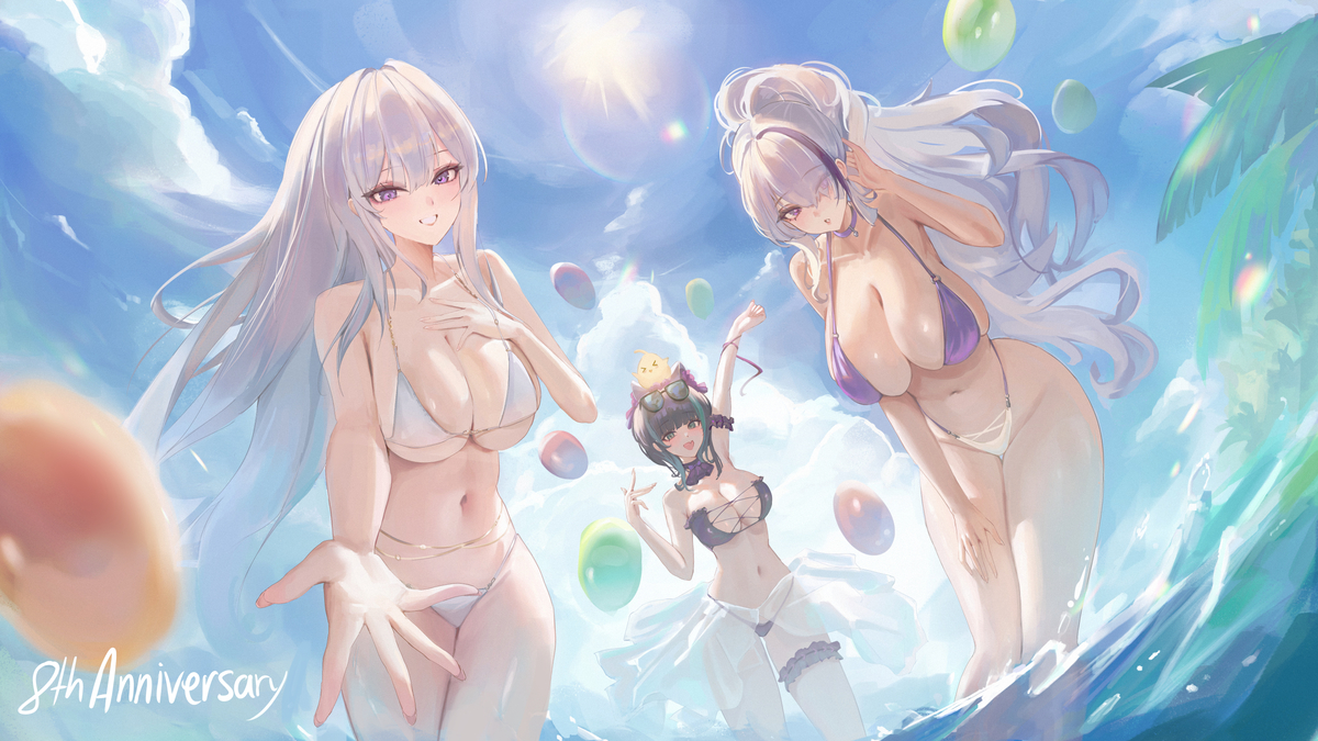 This is a pixiv picture whose title is 8th en anniversary!.