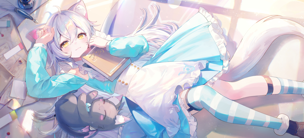 This is a pixiv picture whose title is ［仕事絵］Oridays.