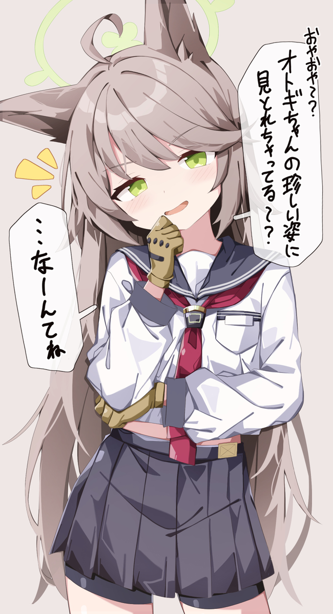 This is a pixiv picture whose title is 髪を下したオトギも可愛いね.