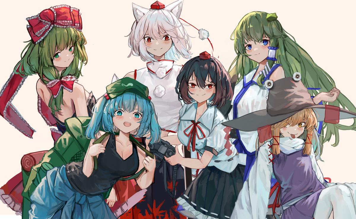 This is a pixiv picture whose title is 風神録.