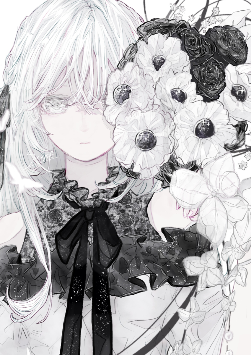 This is a pixiv picture whose title is 無題.