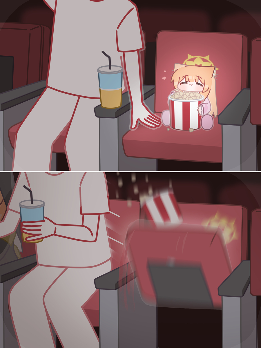 This is a pixiv picture whose title is theater.
