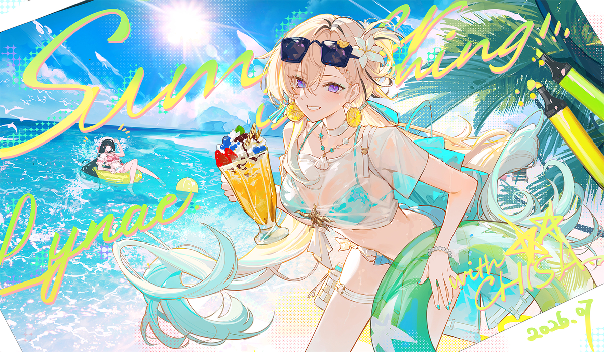 This is a pixiv picture whose title is Summer is Coming.