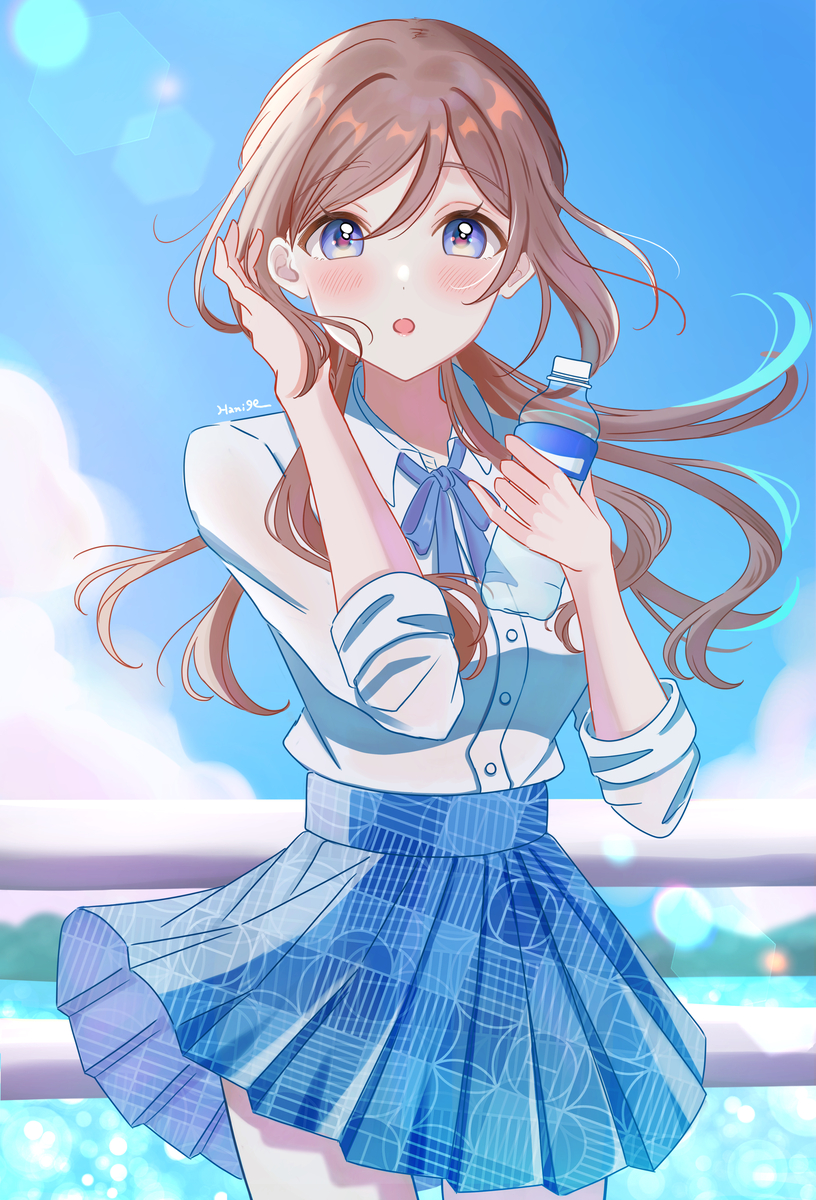 This is a pixiv picture whose title is 💙.
