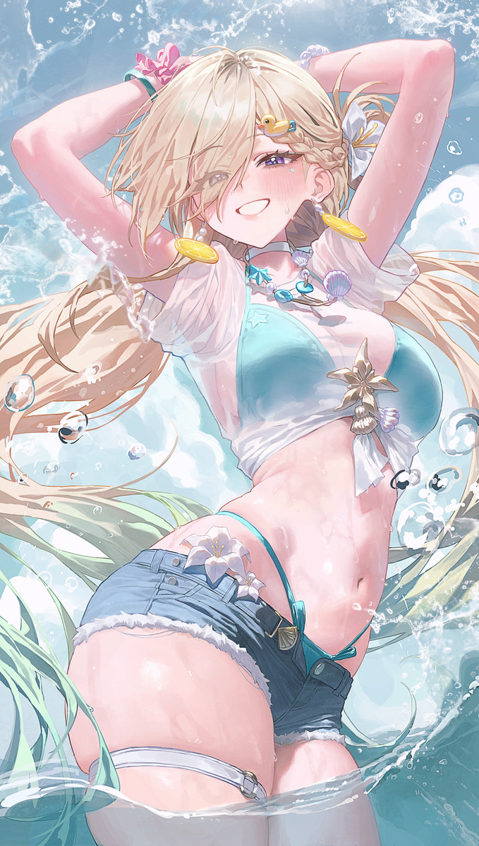This is a pixiv picture whose title is 💛.