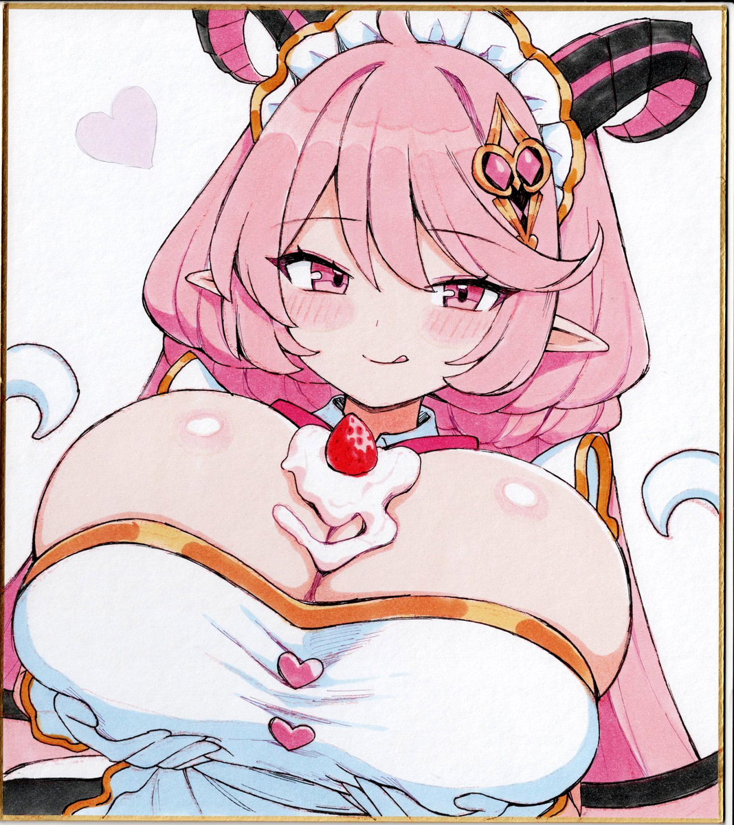 This is a pixiv picture whose title is むにフェス色紙.