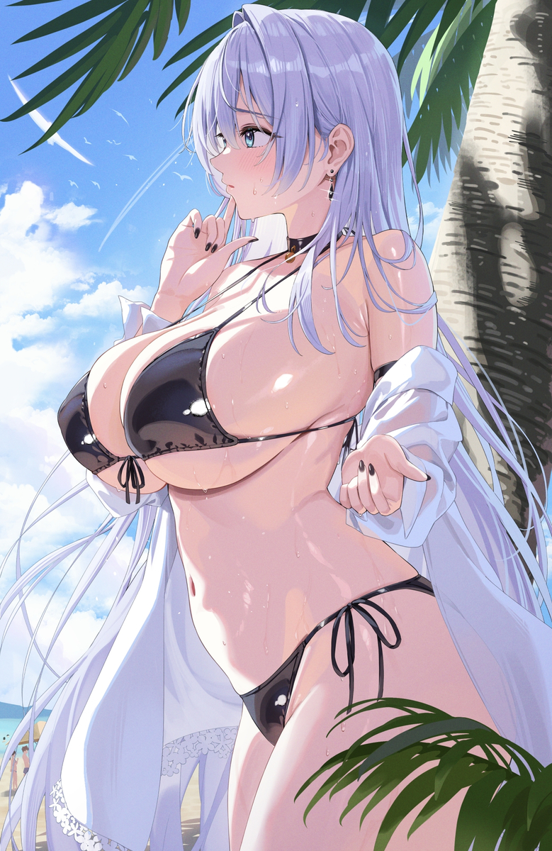 This is a pixiv picture whose title is 待ち合わせしてるシオンさん.
