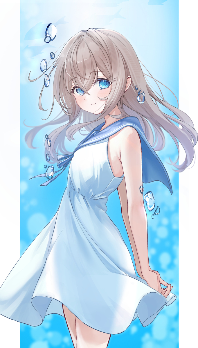 This is a pixiv picture whose title is セーラーワンピ.