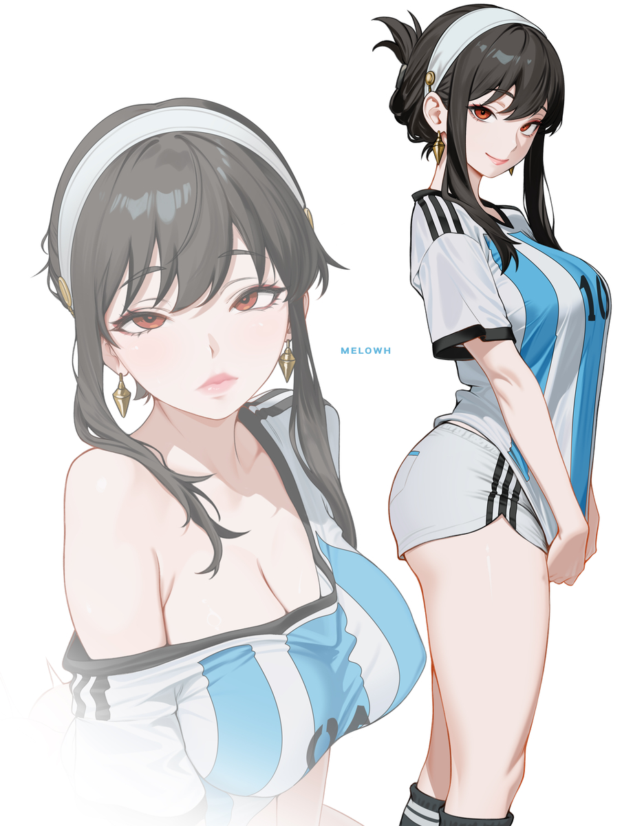 This is a pixiv picture whose title is Argentinian Yor 💦.
