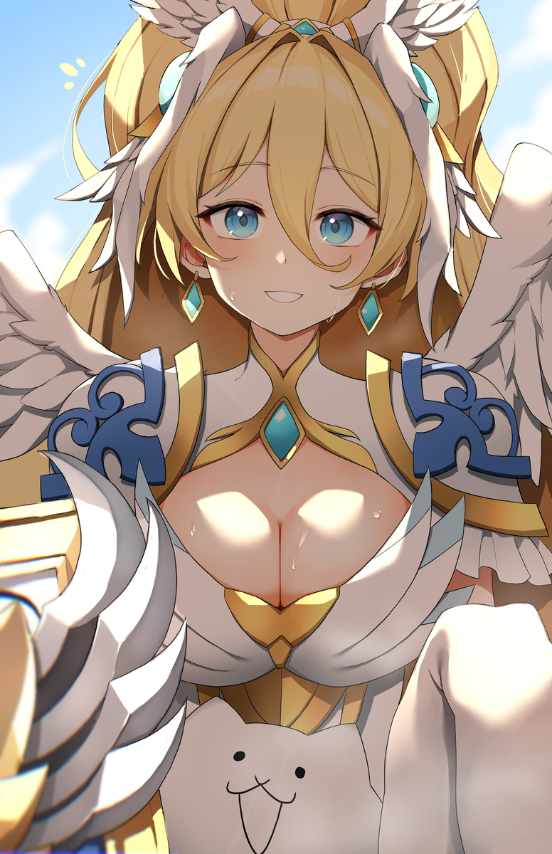 This is a pixiv picture whose title is 来光の女神シリウス.
