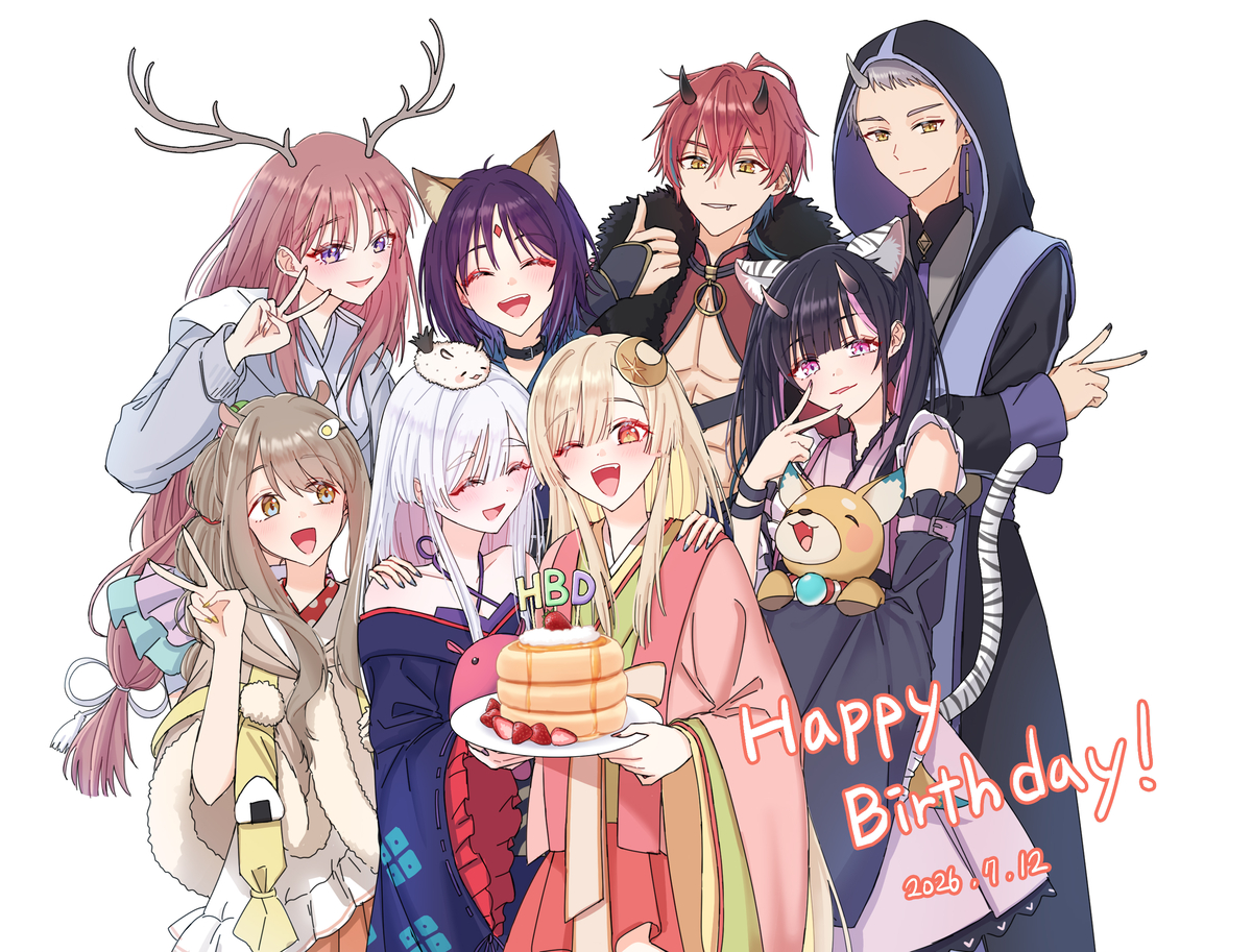 This is a pixiv picture whose title is HappyBirthday!.