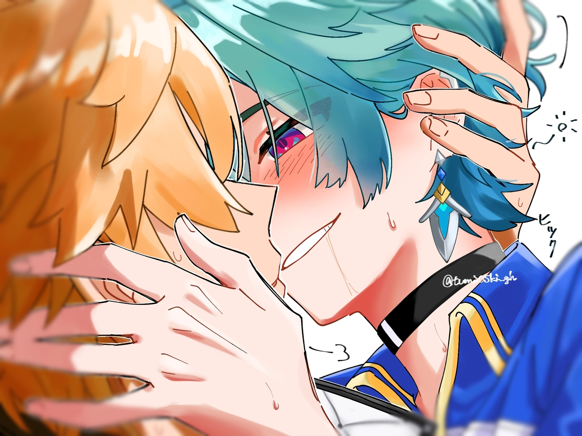 This is a pixiv picture whose title is ルカエン.