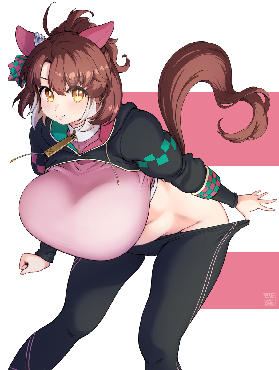 This is a pixiv picture whose title is ダイエットの成果をアピールするダンツフレーム.