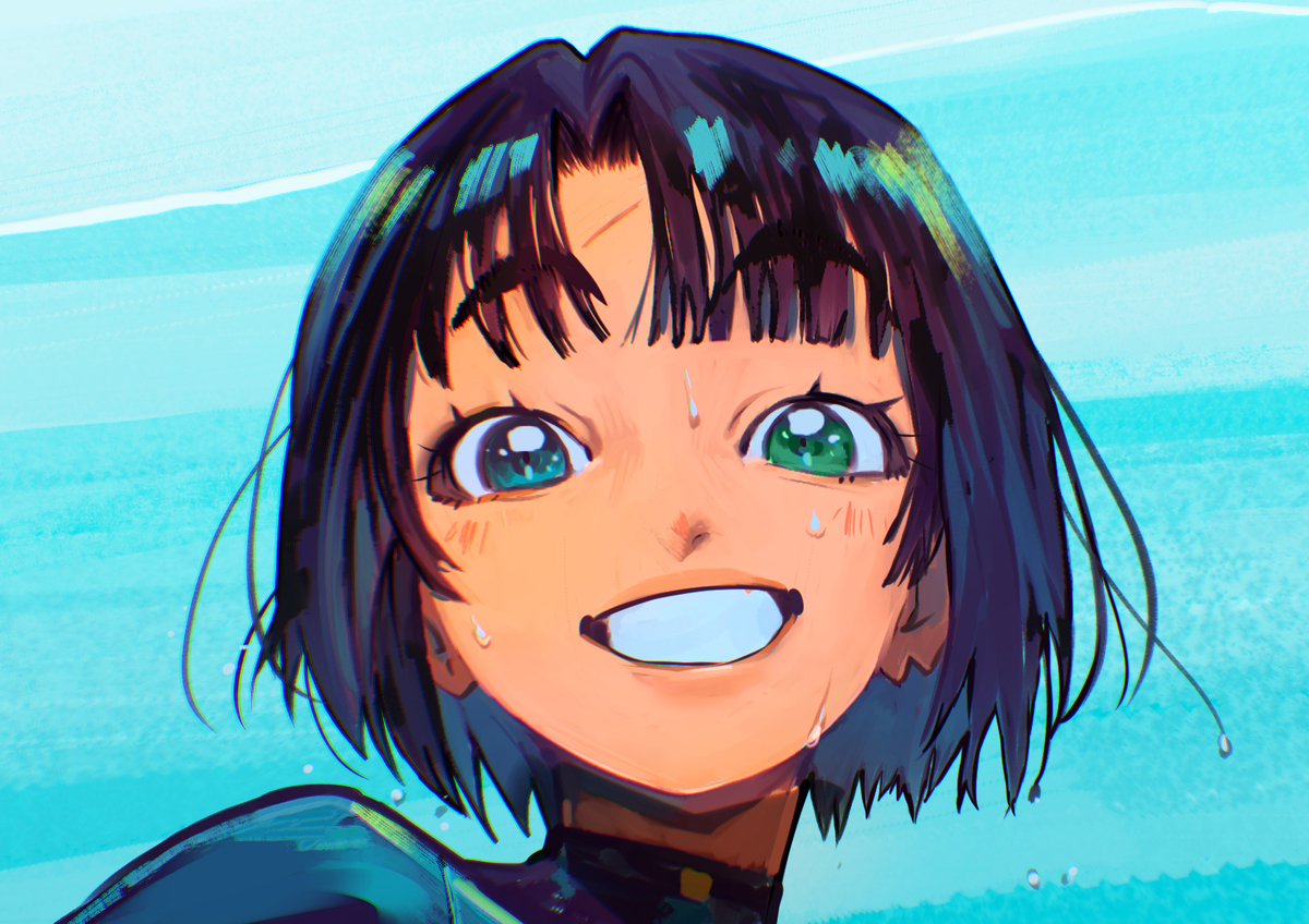 This is a pixiv picture whose title is 魚.
