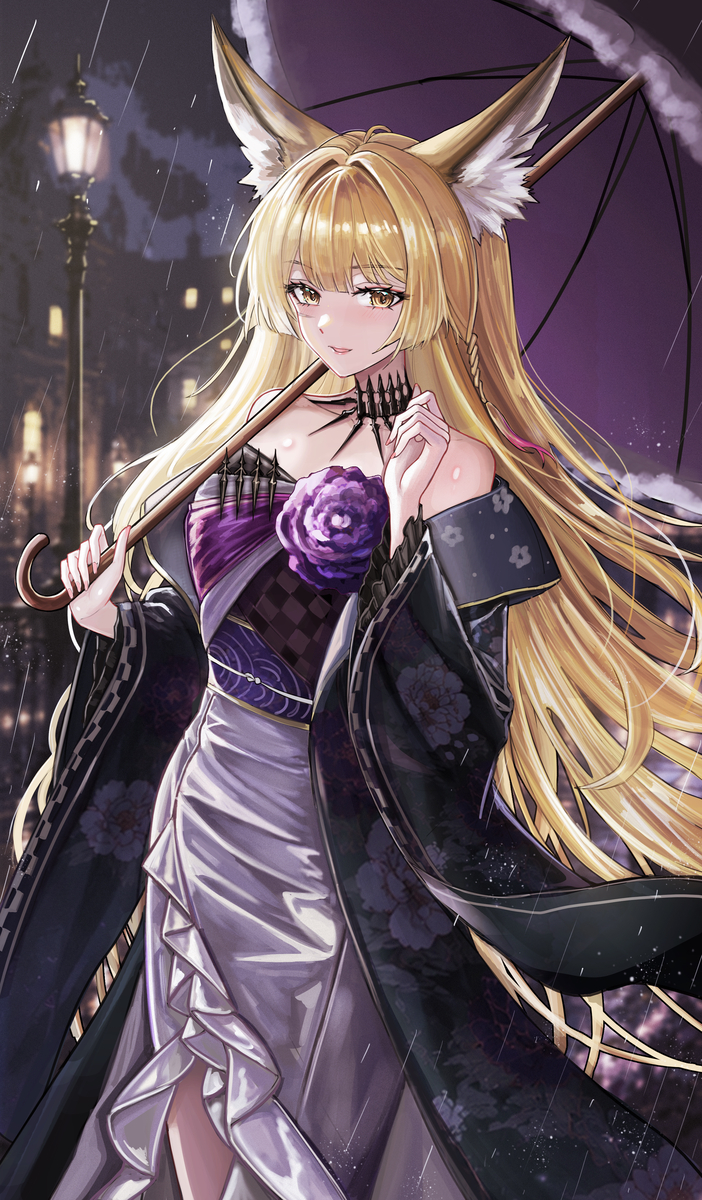 This is a pixiv picture whose title is 忍冬皮肤.