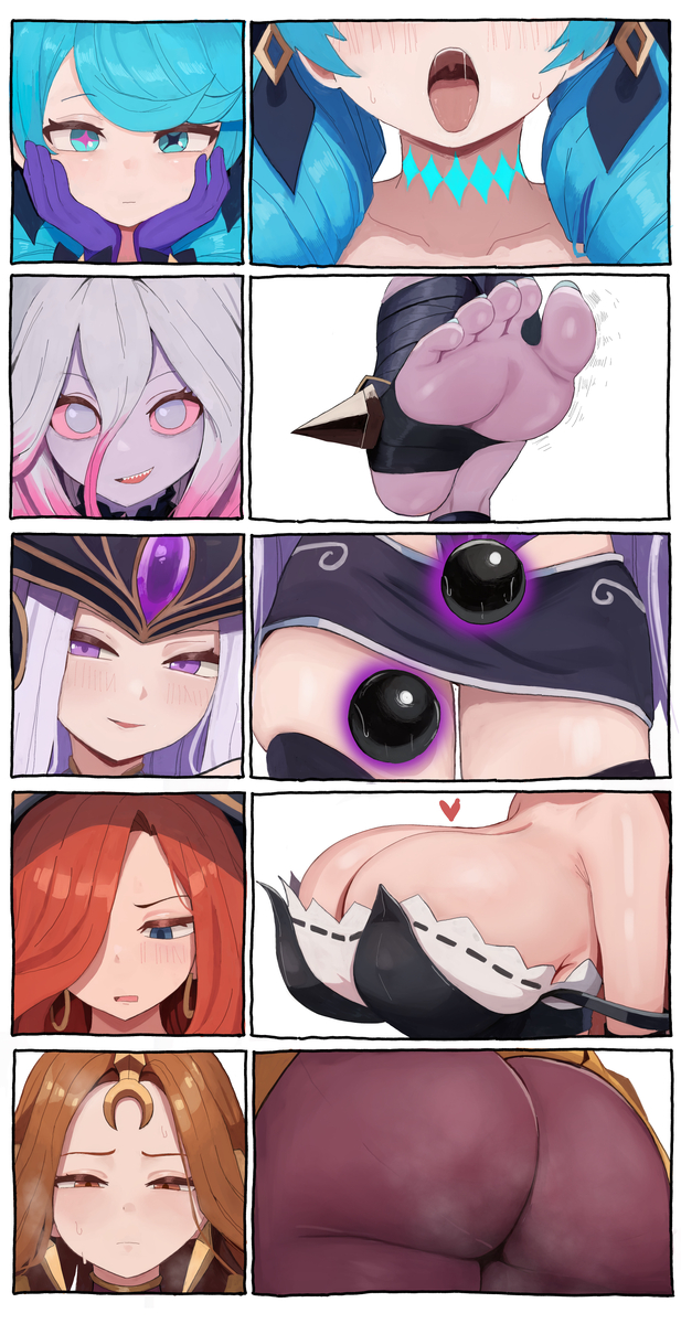This is a pixiv picture whose title is 암컷 5인큐 2.