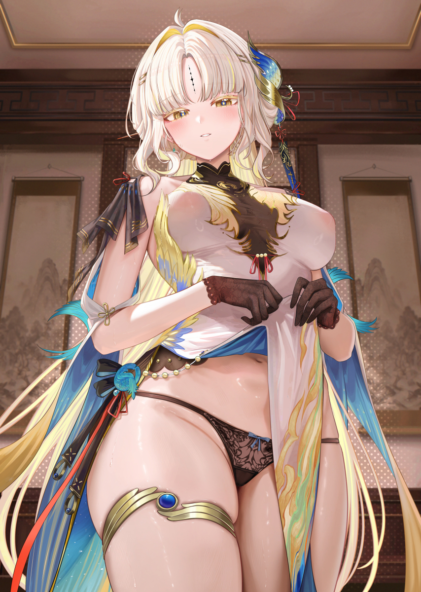 This is a pixiv picture whose title is 穗穗.