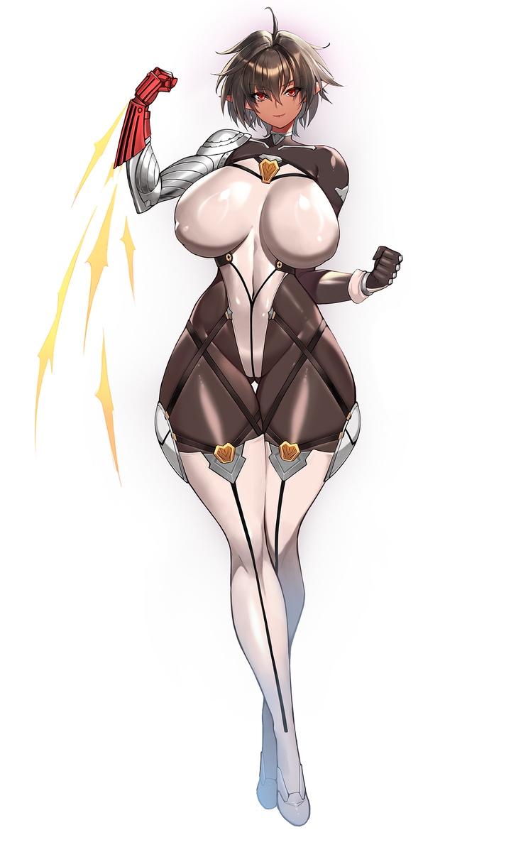 This is a pixiv picture whose title is ダークエルフOC.