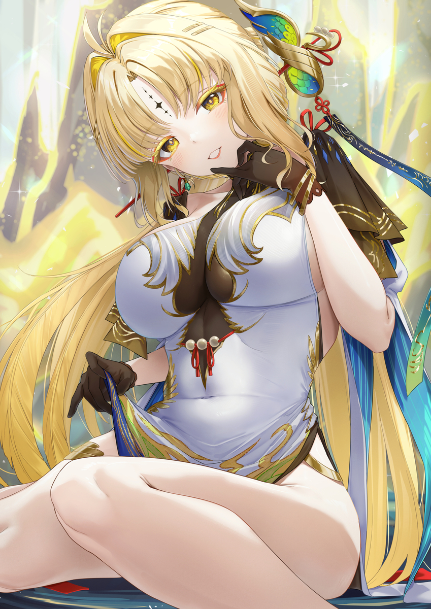 This is a pixiv picture whose title is 「~穂穂~」.