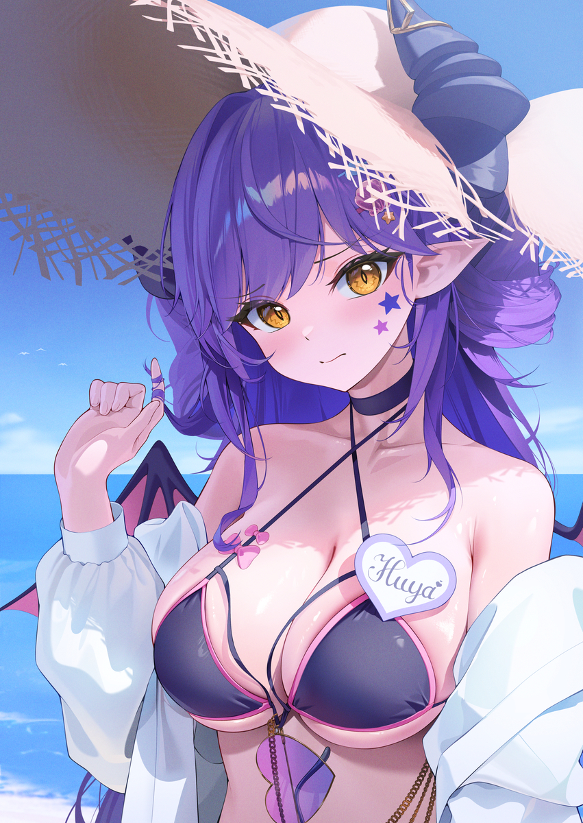 This is a pixiv picture whose title is Huya bikini 2.