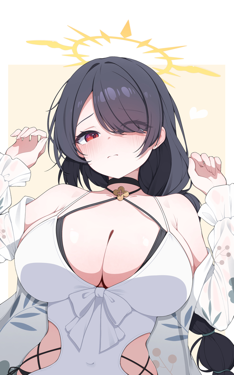 This is a pixiv picture whose title is ヒナタ(水着).