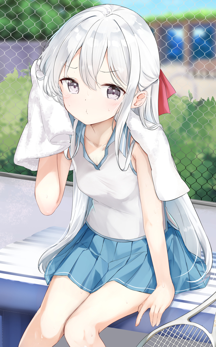 This is a pixiv picture whose title is もう……少しは手加減してくれてもいいじゃないですか……お兄さん.